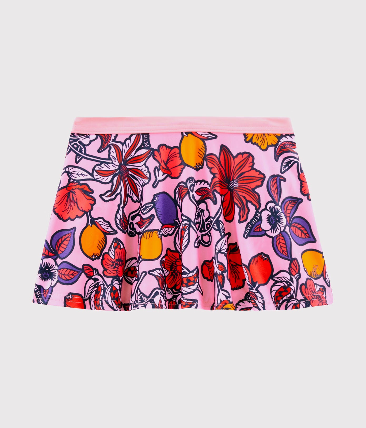 Ensemble fille  : Tee shirt + Jupe de plage -UV UPF 50+ écoresponsable bébé fille