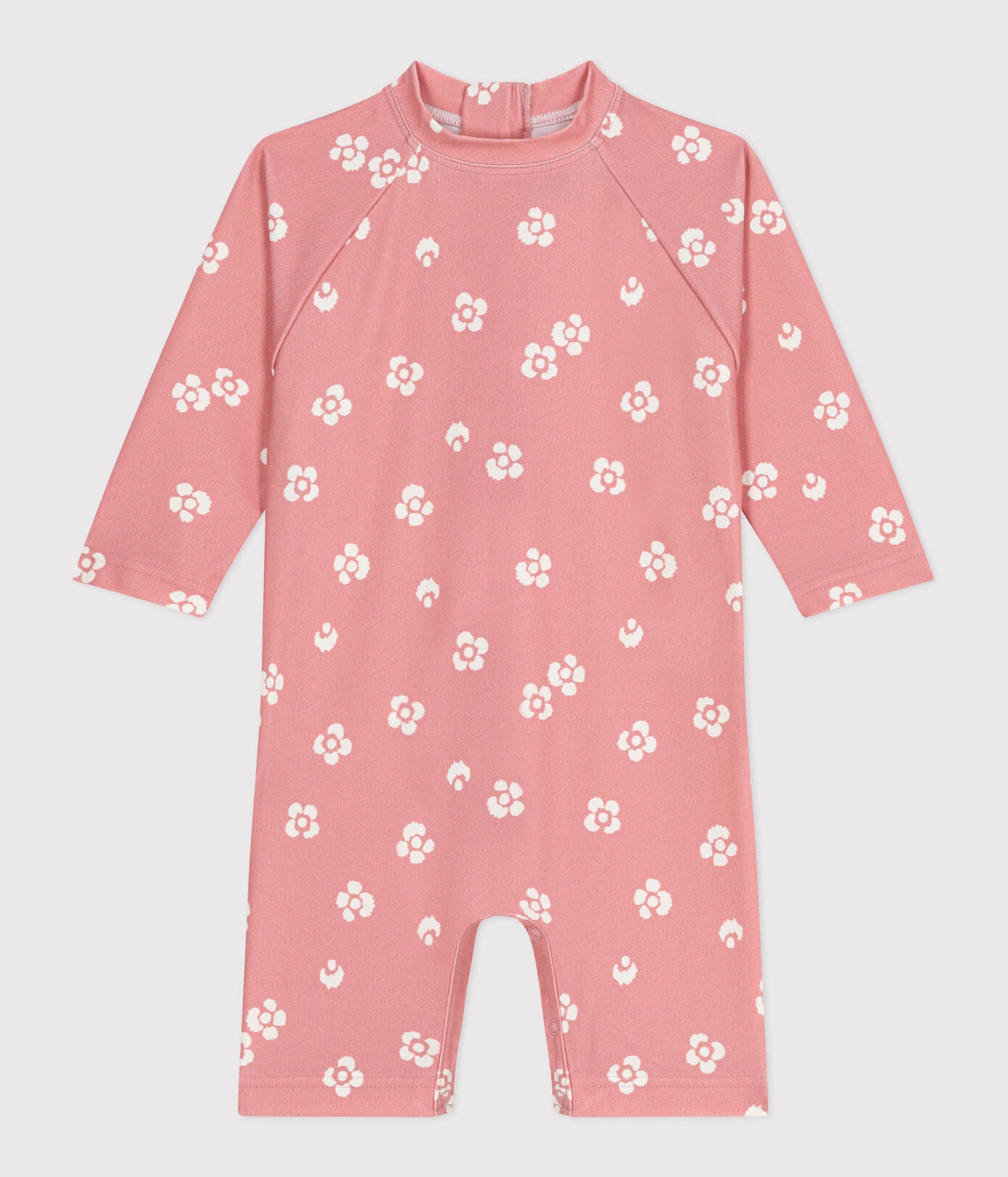 Combinaison anti UV bébé, imprimée à fleurs