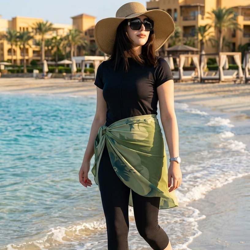 Burkini Demi manche